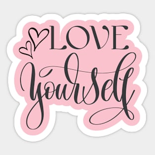 Love Yourself Sticker